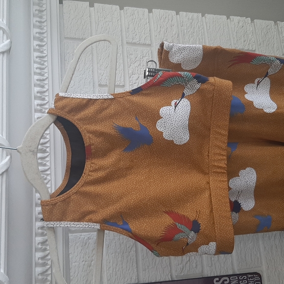 Women's Carly Jean Los Angeles Matching Sport Set Top (S) bottom Leggings (M) - Picture 2 of 16